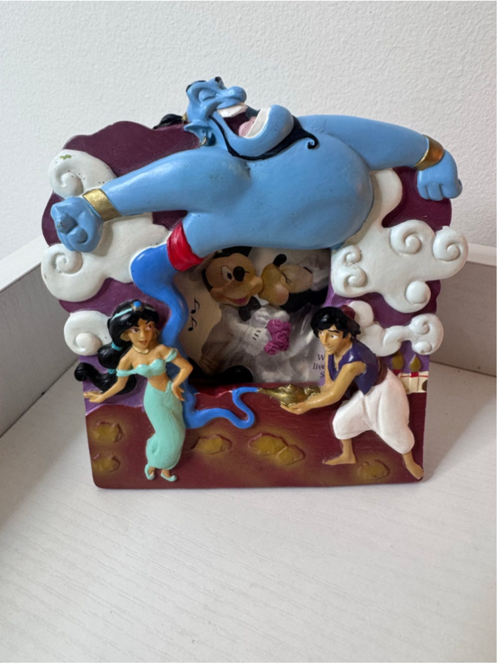 Disney vintage Aladdin mini Picture Frame